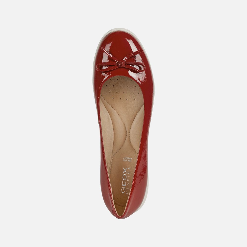 Ballerines Geox Genova - Rouge - Femme 678930-LIQ